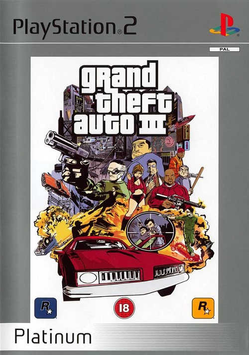 Grand Theft Auto (GTA) III (3) (PS2, АНГЛ, БУ)