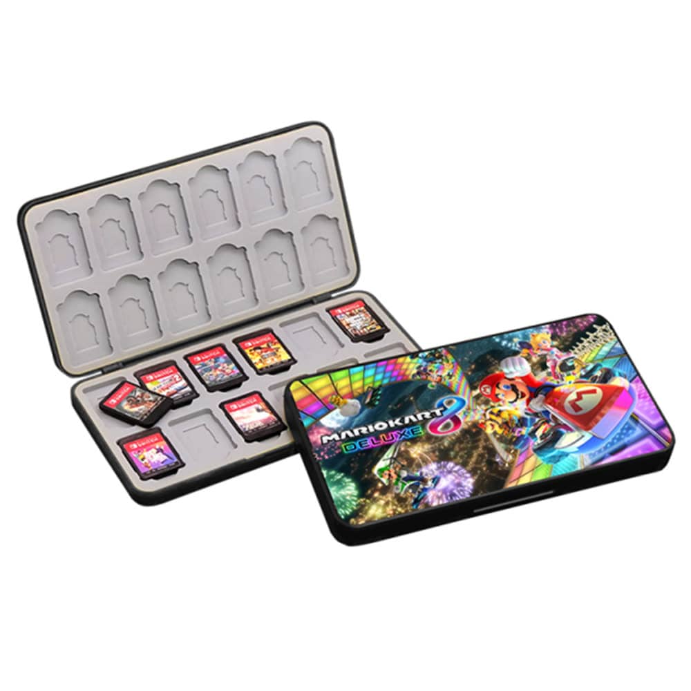 Кейс-футляр для хранения 24 картриджей (игр) Nintendo Switch Premium Game Card Case Mario Kart 8 Deluxe