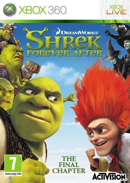 Shrek: Forever After (XBOX 360, АНГЛ, БУ)