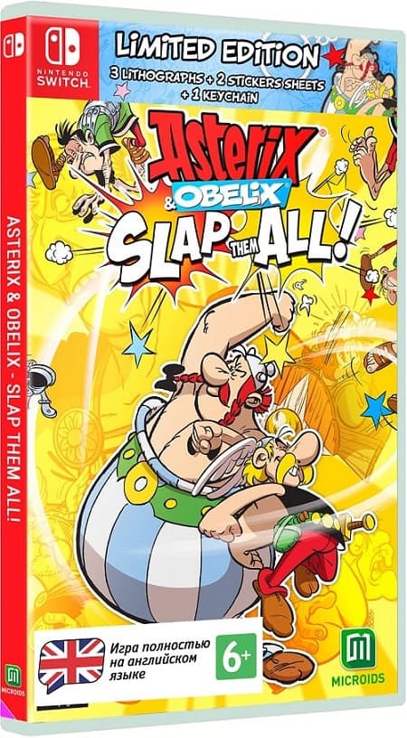 Asterix & Obelix Slap Them All - Лимитированное издание (Nintendo Switch, АНГЛ, БУ) Asterix & Obelix Slap Them All - Лимитированное издание (Nintendo Switch, АНГЛ, БУ)