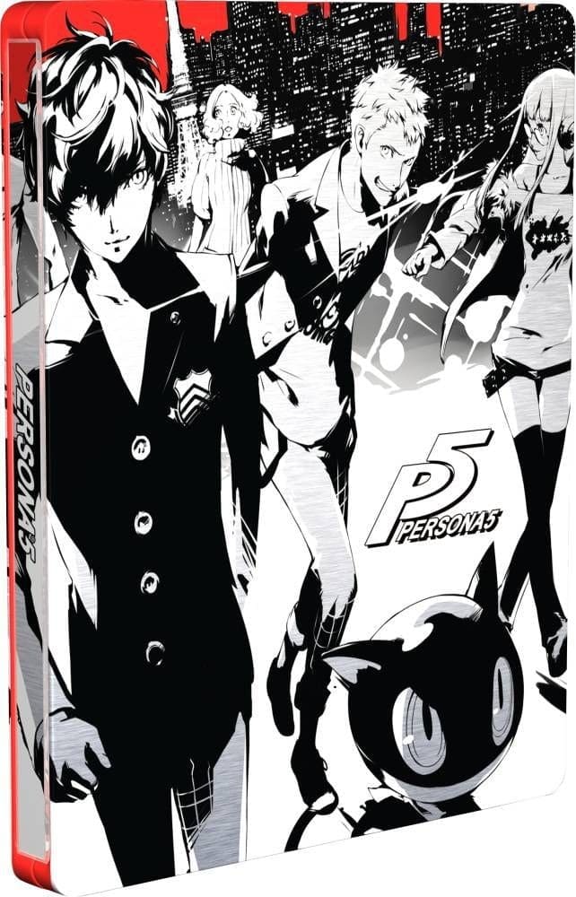 Persona 5 - Steelbook Edition (PS4, английская версия, БУ)