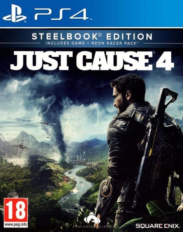 Just Cause 4 - Steelbook Edition (PS4, русская версия, БУ)