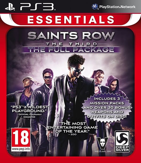 Saints Row The Third (3) - The Full Package (Essentials) (PS3, русские субтитры)