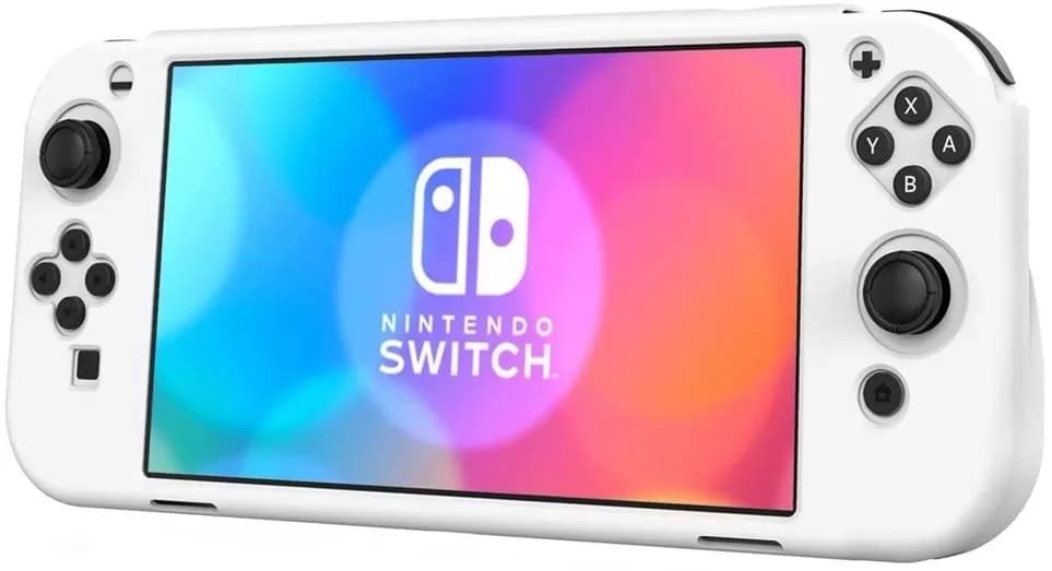 Силиконовый чехол OIVO для Nintendo Switch OLED Silicon Case (IV-SW154W) White (Белый)
