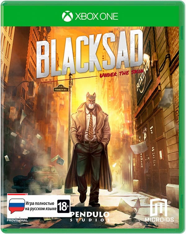 Blacksad: Under The Skin (Xbox One, русская версия, БУ)