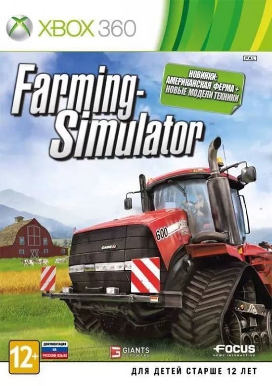Farming Simulator (Xbox 360, АНГЛ, БУ) Farming Simulator (Xbox 360, АНГЛ, БУ)