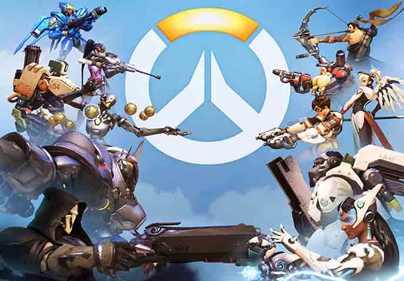 Коврик "Overwatch 1-7 "