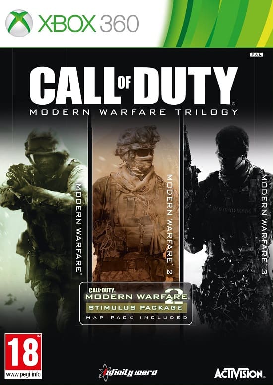 Call of Duty: Modern Warfare Collection Trilogy (Xbox 360, АНГЛ)