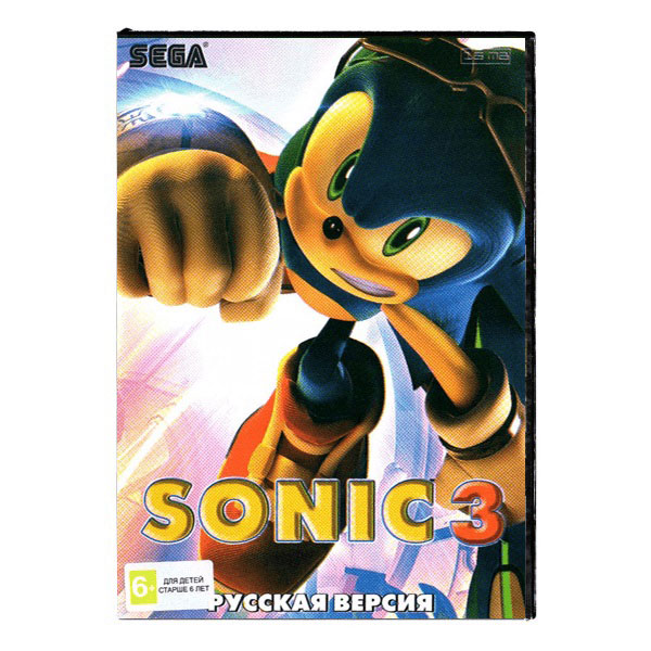 Картридж (16 бит) SONIC 3 для Сеги