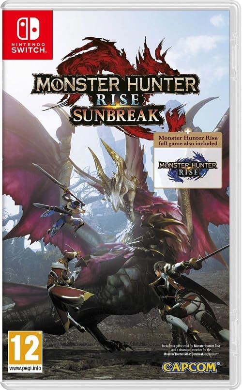 Monster Hunter Rise + Sunbreak [Nintendo Switch, русские субтитры, БУ]