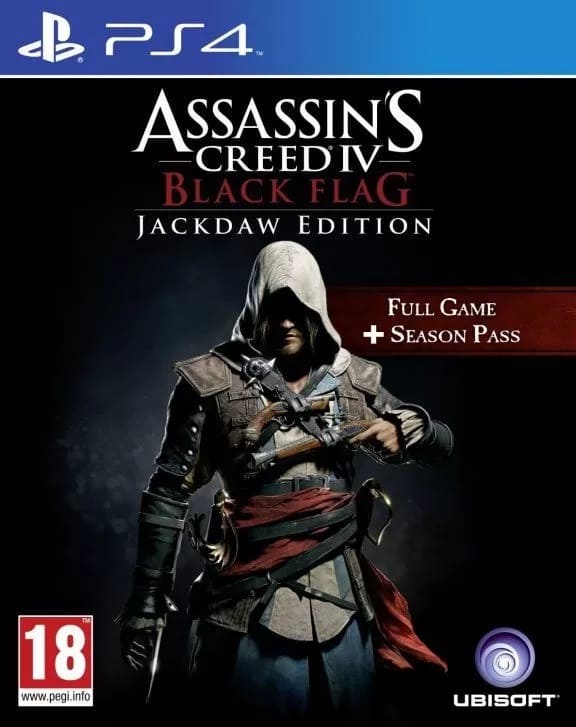 Assassin's Creed IV (4): Черный Флаг (Black Flag) - Jackdaw Edition (PS4, РУС, БУ)