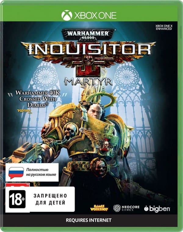Warhammer 40,000: Inquisitor - Martyr (Xbox One, РУС, БУ)