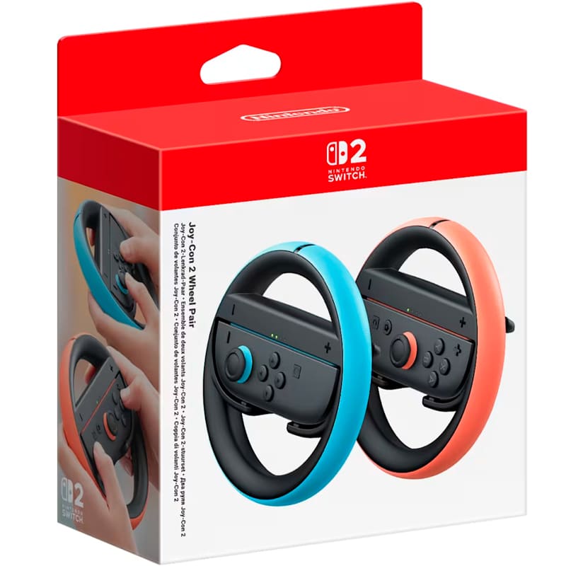 Набор из двух рулей держателей Nintendo Joy-Con 2 Wheel