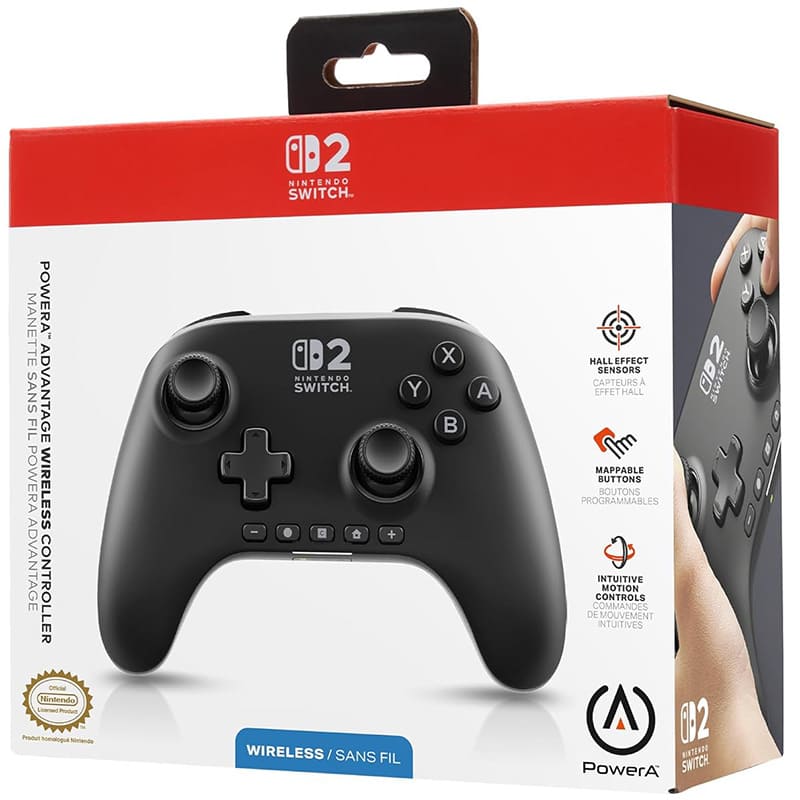 Геймпад (контроллер) беспроводной PowerA для Nintendo Switch 2, чёрный