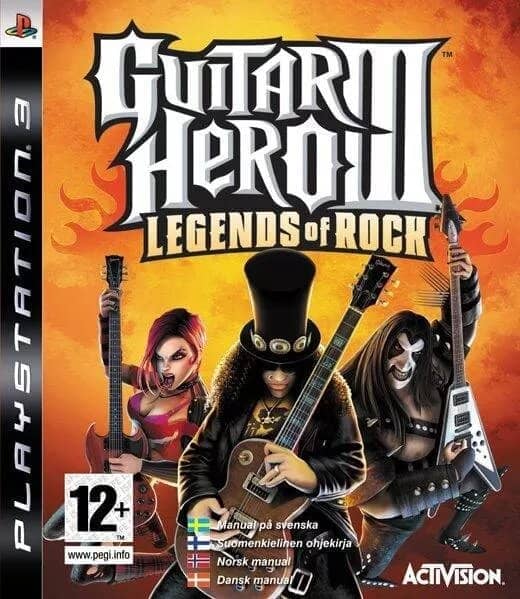Guitar Hero: Legends of Rock (PS3, АНГЛ, БУ)