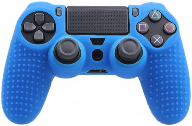 Чехол силиконовый для джойстика Non-Slip Blue (PS4)