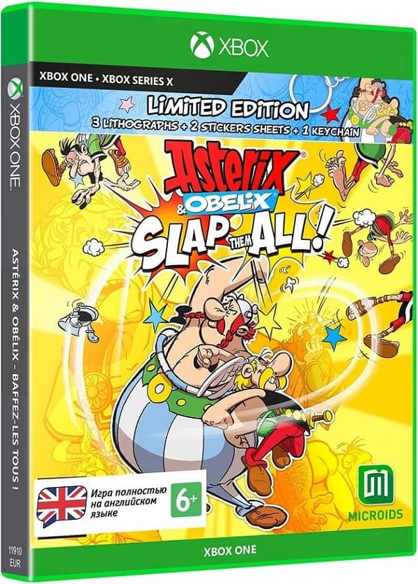Asterix & Obelix Slap Them All Лимитированное издание (Xbox One/Series X, английская версия, БУ)