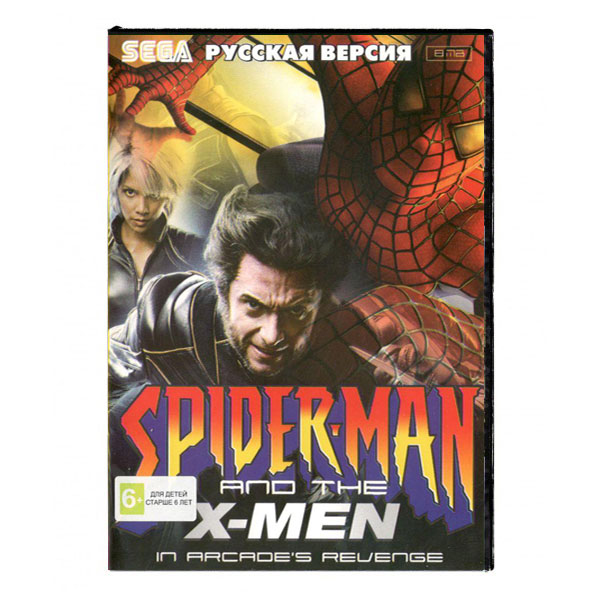 Картридж (16 бит) SPIDER MAN & THE X MEN для Сеги