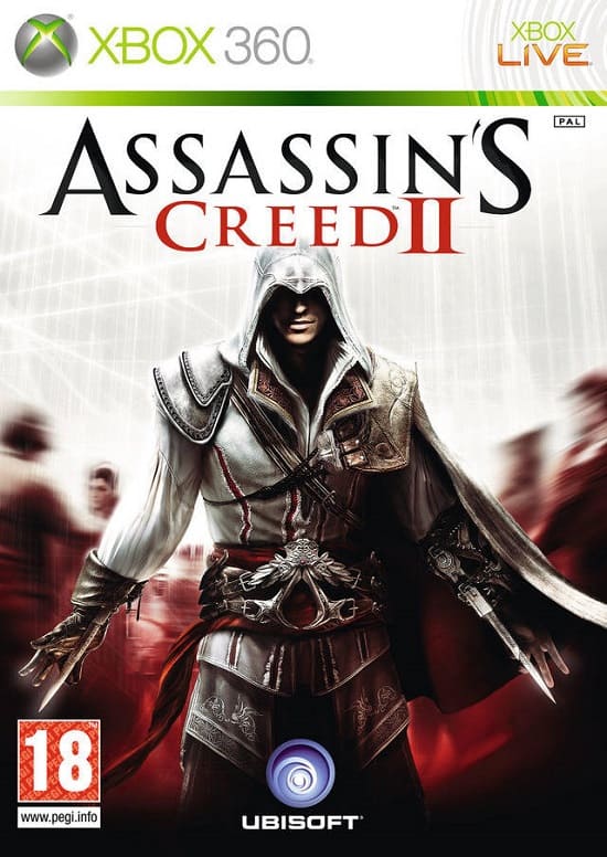 Assassin's Creed II (2) (Xbox 360, РУС, БУ) (Без обложки)