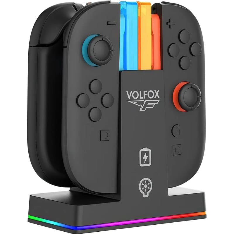 Зарядная станция VOLFOX для контроллеров Nintendo Switch 2 (TNS-204)