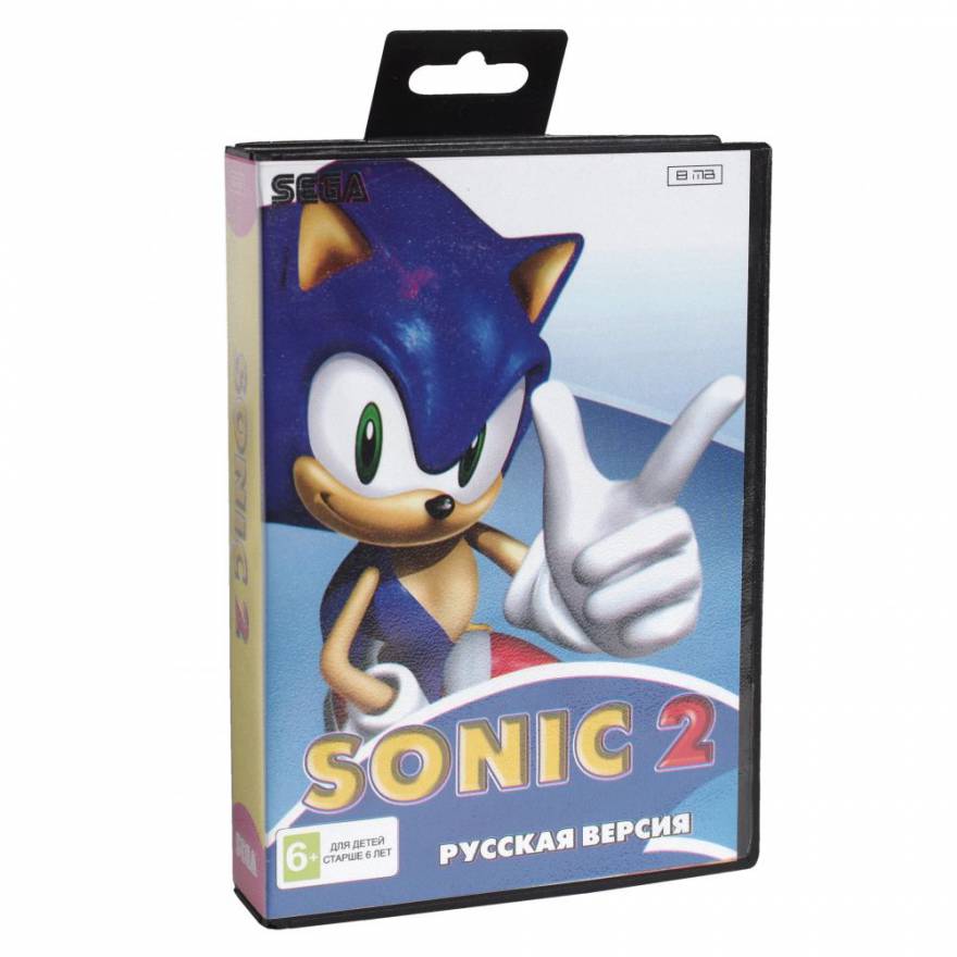 Картридж (16 бит) SONIC 2 для Сеги Картридж (16 бит) SONIC 2 для Сеги