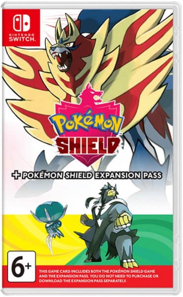 Pokemon Shield + Expansion Pass (Nintendo Switch, АНГЛ, БУ)