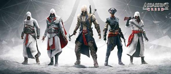 Кружка керамическая Assasins Creed Unity 1-3