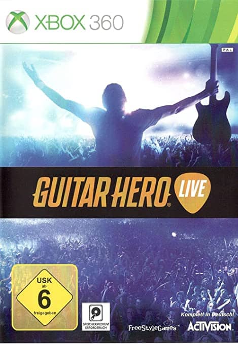 Guitar Hero Live (Без обложки) (Xbox 360, АНГЛ, БУ)