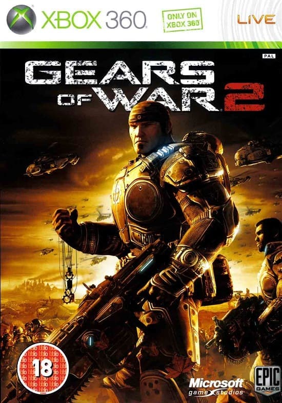 Gears of War 2 (Xbox 360, РУС, БУ)