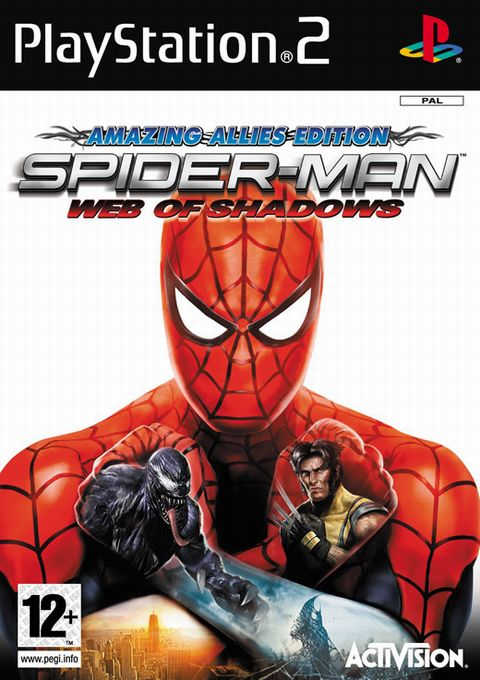Spider Man: Web of Shadows - Amazing Allies Edition (PS2, АНГЛ, БУ)
