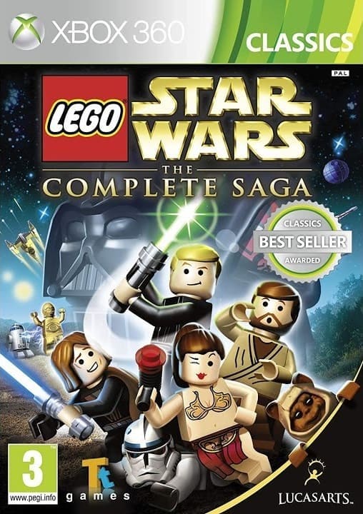 Lego Star Wars: The Complete Saga (Xbox 360, АНГЛ, БУ)