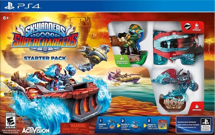 Skylanders SuperChargers - Стартовый набор (PS4, БУ)