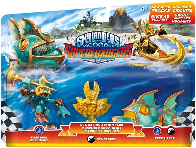 Набор для гонок из 3-х фигурок Skylanders SuperChargers (Стихия Water)