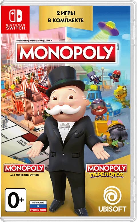 Monopoly + Monopoly Madness [Nintendo Switch, русские субтитры, БУ]