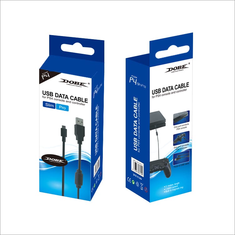 Кабель (провод-шнур) Data Cable Micro USB с фильтром для геймпадов PS4/XBOX One (TP4-813), 1.8м