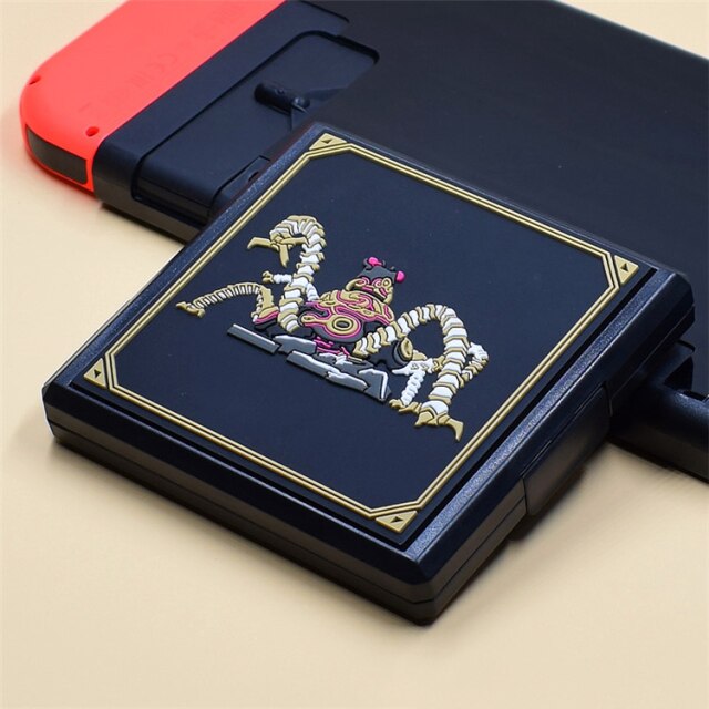 Кейс-футляр для хранения 12 картриджей (игр) Nintendo Switch Premium Game Card Case "Zelda Guardian"