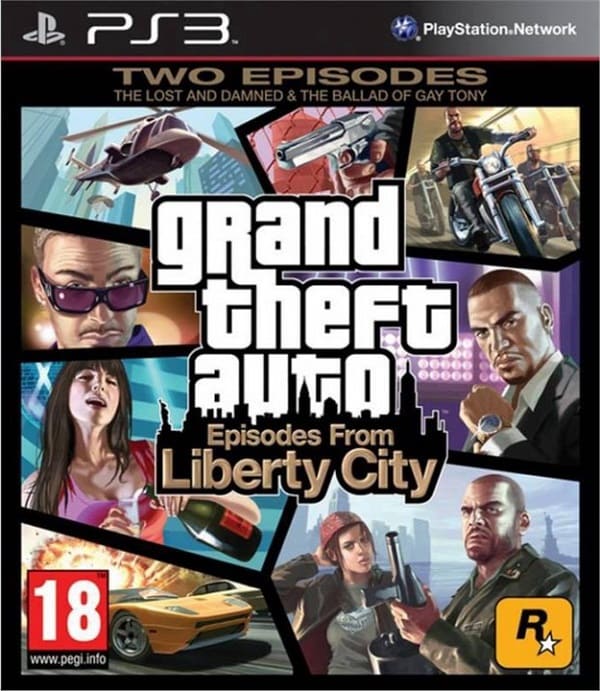 Grand Theft Auto Episodes From Liberty City (PS3, АНГЛ, БУ) (Без обложки)