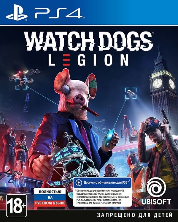 Watch Dogs: Legion (PS4, Русская версия, БУ) Watch Dogs: Legion (PS4, Русская версия, БУ)