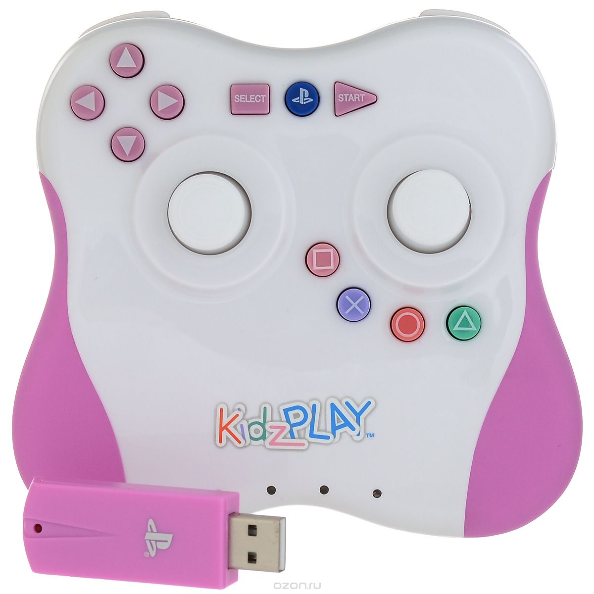 Геймпад PS3 DualShock 3 KidzPLAY Adventure розовый
