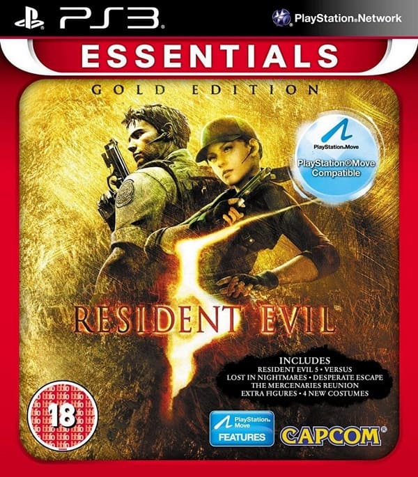 Resident Evil 5 - Gold Edition (Essentials) (PS3, АНГЛ, БУ)