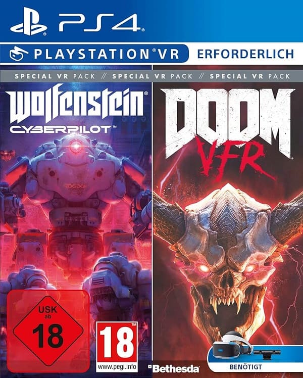 DOOM VFR and Wolfenstein: Cyberpilot - Special VR Pack (только для PS VR) [PS4, русская версия/английская версия]
