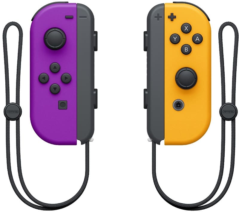 Набор контроллеров Joy-Con Nintendo Switch (Фиолетовый/Оранжевый) [БУ]
