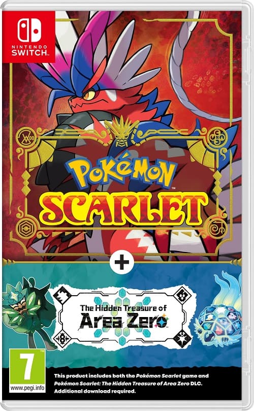 Pokemon Scarlet + The Hidden Treasure of Area Zero DLC (Nintendo Switch, английская версия) Pokemon Scarlet + The Hidden Treasure of Area Zero DLC (Nintendo Switch, английская версия)