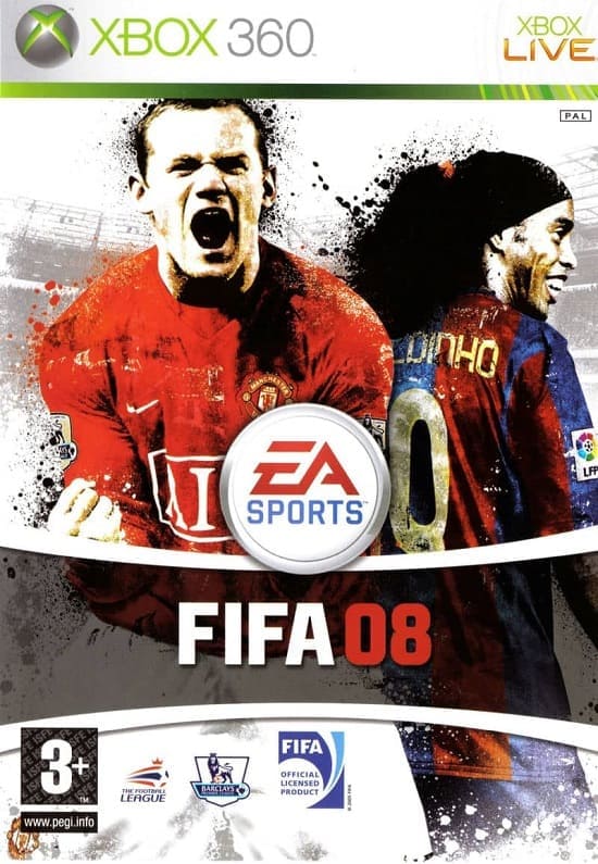 FIFA 08 (Xbox 360, АНГЛ, БУ)