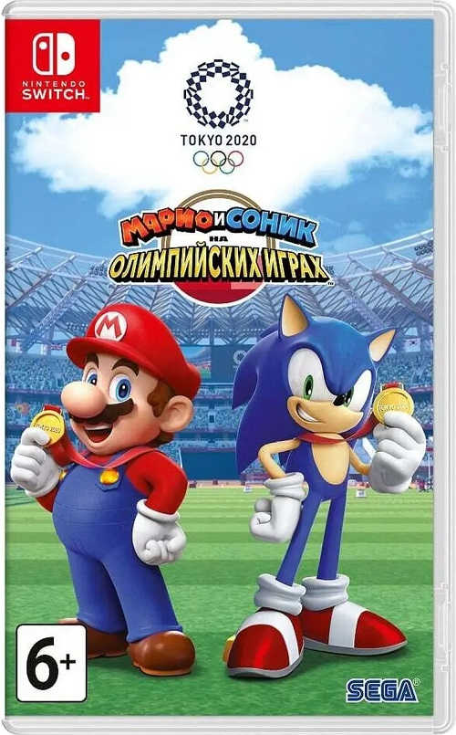 Марио и Соник на Олимпийских играх 2020 в Токио (Nintendo Switch, РУС, БУ)
