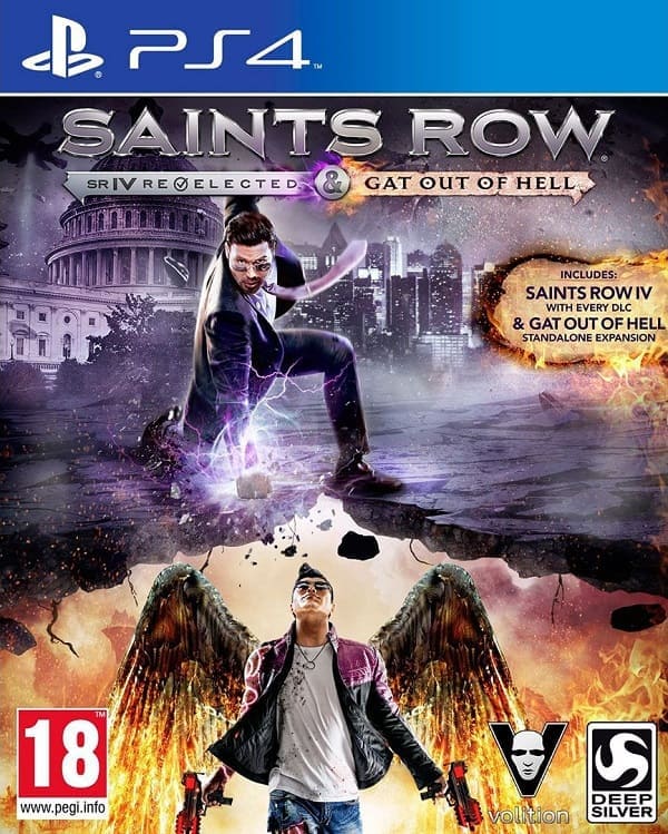 Saints Row IV (4): ReElected & Gat out of Hell (PS4, русские субтитры)