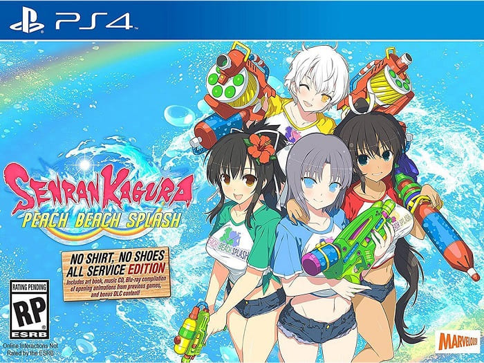 Senran Kagura: Peach Beach Splash - No Shirt, No Shoes, All Service Edition (PS4, английская версия)