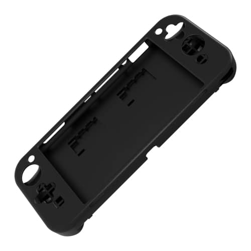 Мягкий силиконовый чехол PGTECH с 2 картридж кейсами для Switch OLED черный (GP-341)