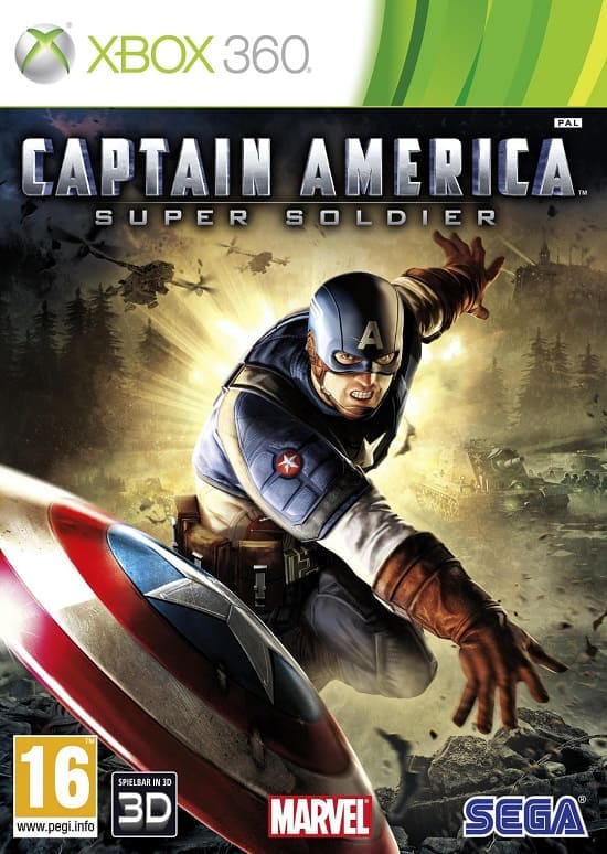 Captain America: Super Soldier (Xbox 360, АНГЛ, БУ)