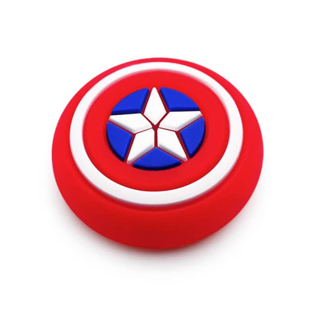 Накладки (насадки) на стики Joy Con для Nintendo Switch/Lite/Oled - Captain America (2шт)
